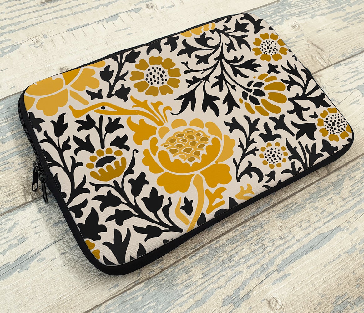 Decorative Floral Laptop Case Laptop Sleeve Laptop Bag Fits Etsy