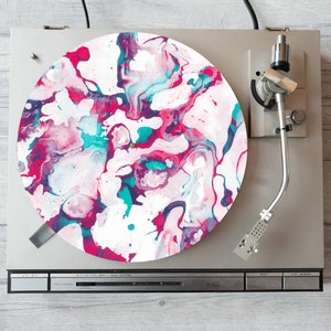Abstraktes Aquarell 5 Art Vinyl DJ Slipmat / Plattenspieler SLIP MATS
