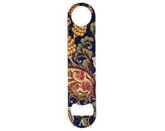 PAISLEY Personalised Bar Blade Bottle Opener - Steel - Heavy Duty - Bartender Speed Opener