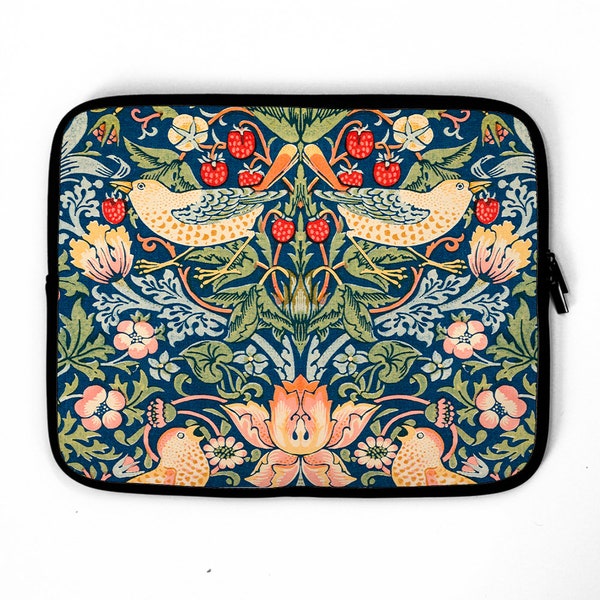 William Morris Strawberry Thieves Laptop case, laptop sleeve, laptop bag, Fits ALL Laptops 13" 14" 15" 16" 17"