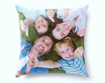 Personalised Photo Cushion Cover - Double Sided - Personalized - Edge to Edge Print!