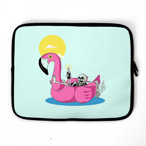 Flamingo top laptop sleeve