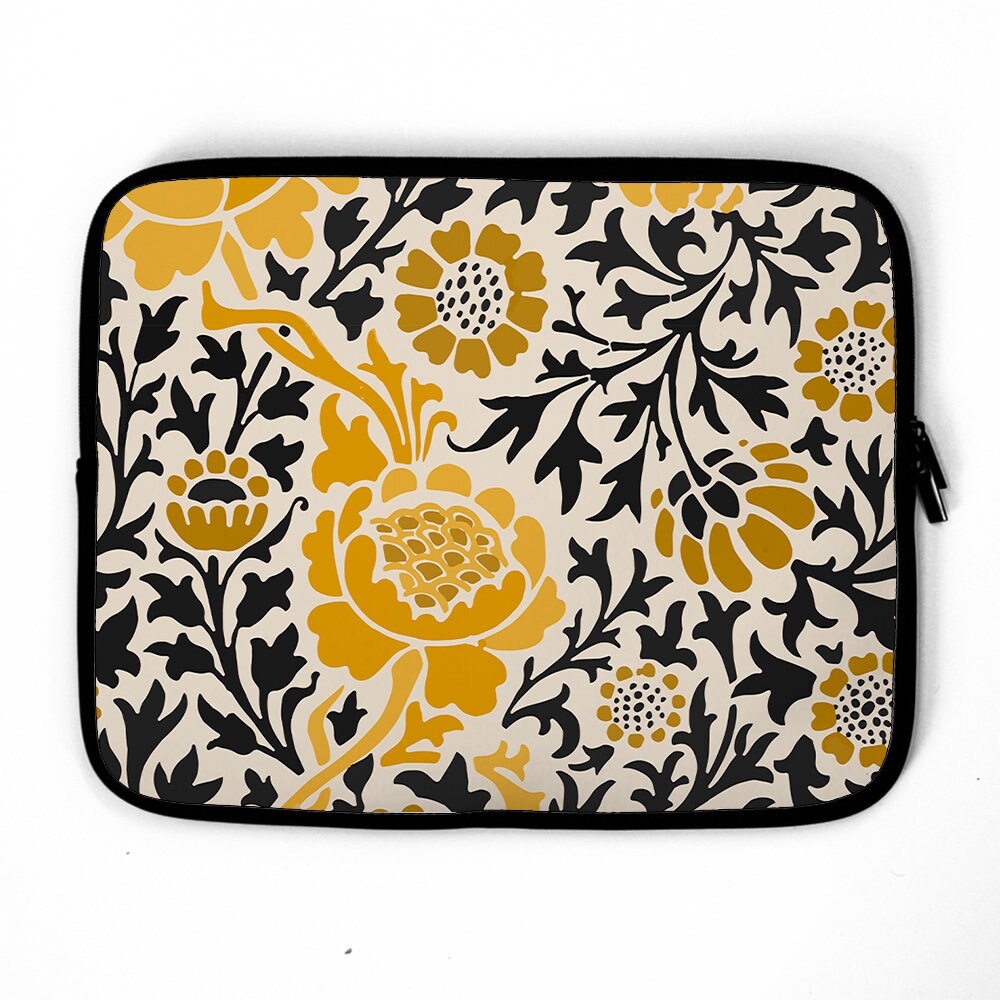 Laptop top case floral