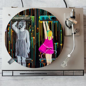 Barcelona Graffiti Vinyl DJ Slipmat / Turntable SLIP MATS