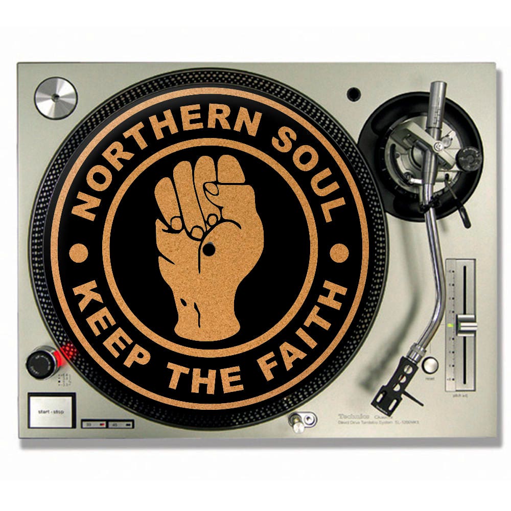 Turntable Slipmat Northern Soul Cork Turntable Mat DJ Slip Etsy UK