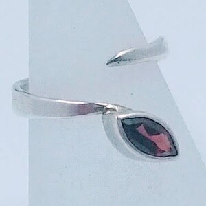 Silber Ring mit Granat Bild 1