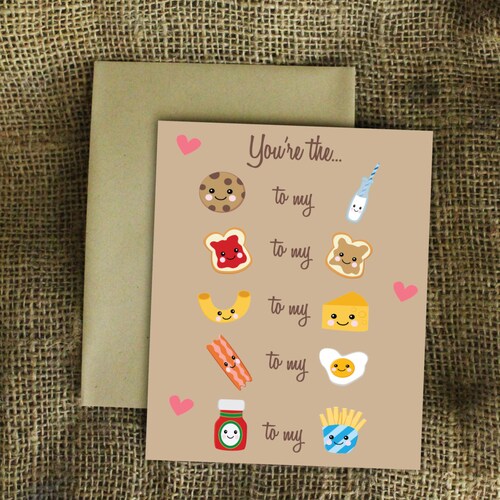 You're the Macaroni to my Cheese Card Love Card Girlfriend card Boyfriend card wife card husband card Valentine's Day Card