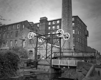 Huddersfield Wool Mill Photograph Giclee FIne Art Print - A4 and A3 sizes available