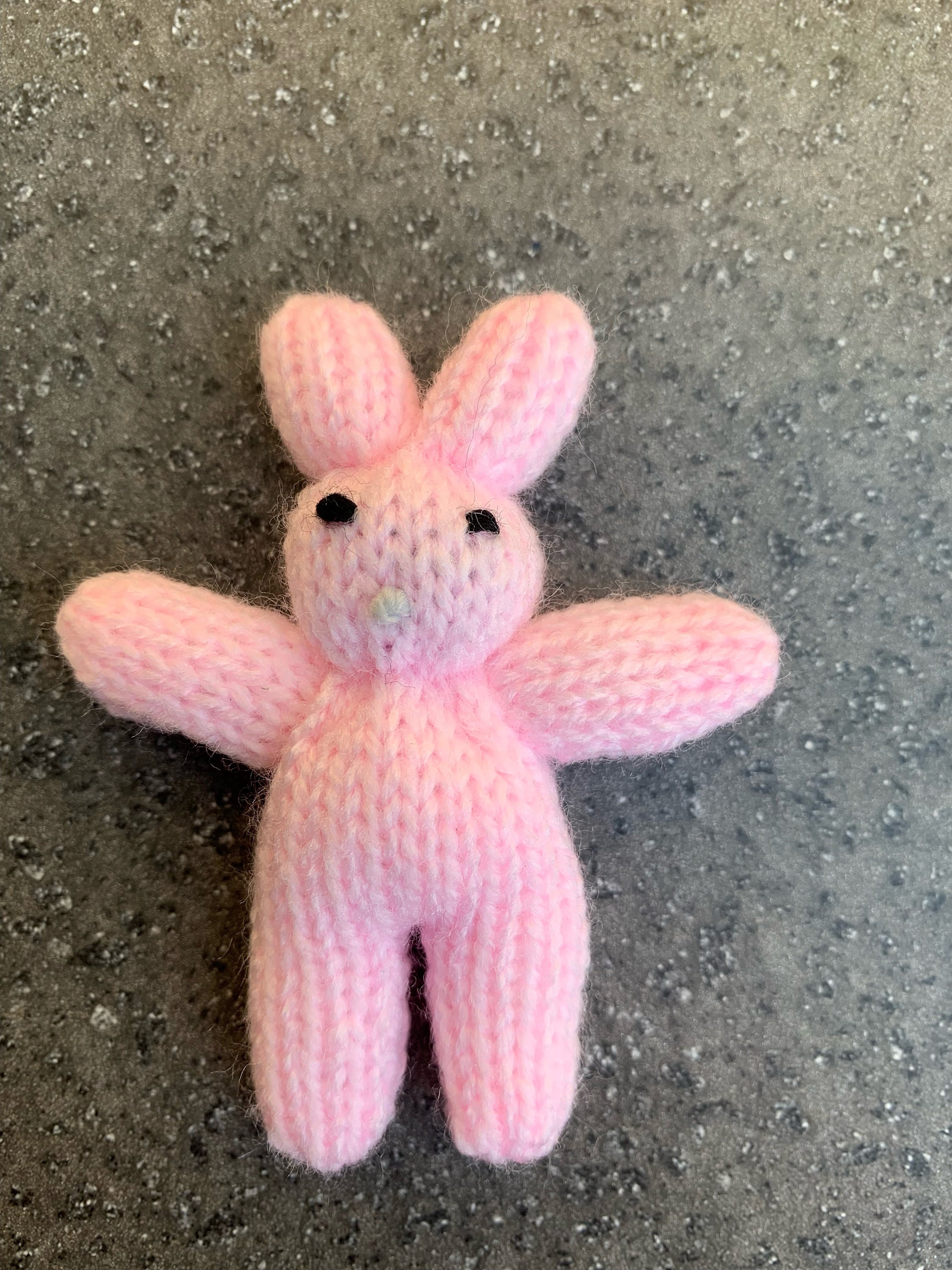 Mini Bunny Rabbit 9cm Knitted Various Colours | Etsy UK