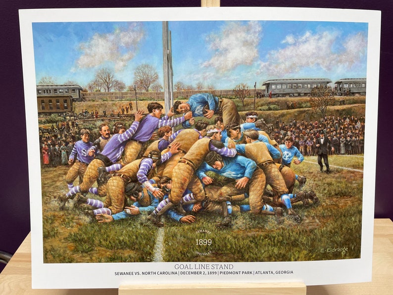 Sewanee 1899 Football Prints Etsy