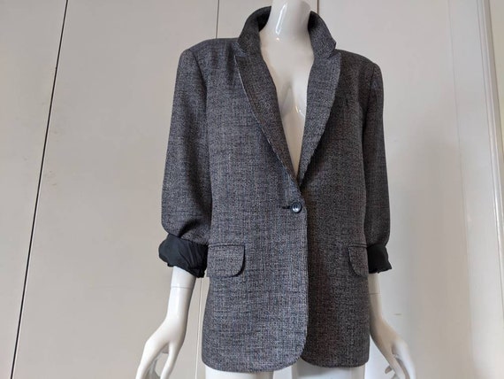 Vintage 60s 70s Barclay Square Jacket/Wool jacket/