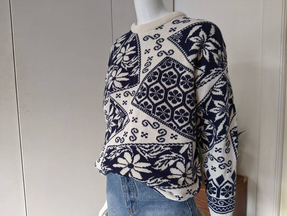 Vintage 90s Jumper/Chunky Jumper/Women's Jumper/kn