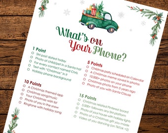 What’s on Your Phone? NEW addition, create your own game! (PRINTABLE GAME)