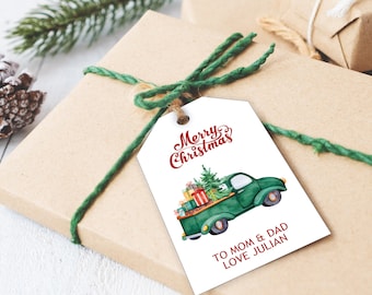 Christmas Gift Tags (Customize and Print)
