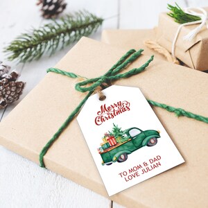 Christmas Gift Tags (Customize and Print)