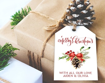 Christmas Gift Tags (Customize & Print)