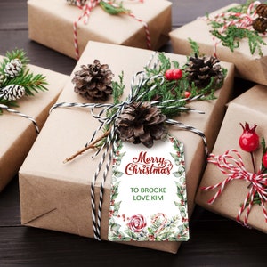 Christmas Gift Tags (Customize and Print)