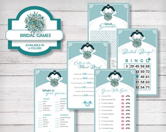 5 BRIDAL GAMES / Capri Sea Green (Other Colors Available)