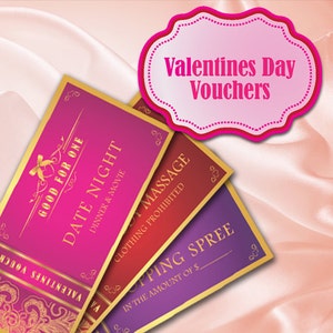 Valentines Day Coupons /  Vouchers