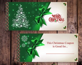 Christmas Coupon / Christmas Voucher