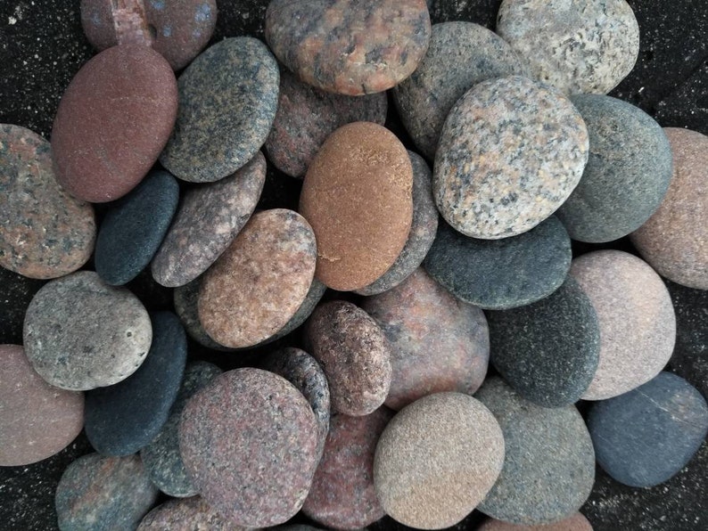 40 Beach Stones for Sale Sea Stones Baltic Beach Treasures Etsy