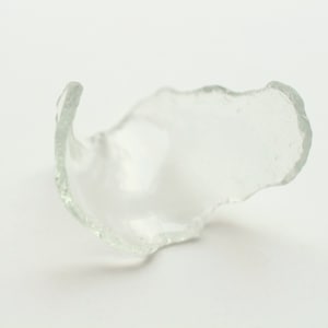 Transparent Sea Glass Piece Beach Glass Collectible