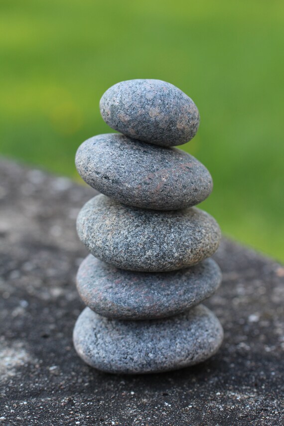 Round Stones Zen Stones Meditation Stones Balancing Stones ...