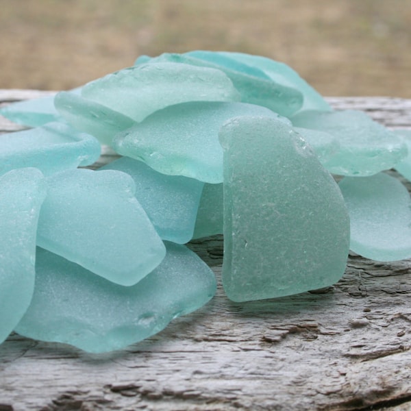 Light Blue MEDIUM Sea Glass Bulk Beach Glass Bulk Wedding Glass