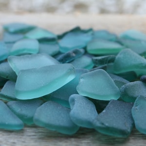 Dark Teal - Emerald Beach Glass Bulk Sea Glass For Sale
