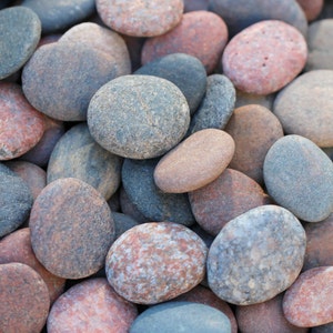 Round Sea Stones Bulk 100 pcs SMALL image 7