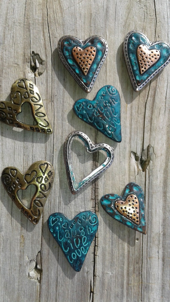 Pewter beads pendants charms for jewelry making bracelets Etsy