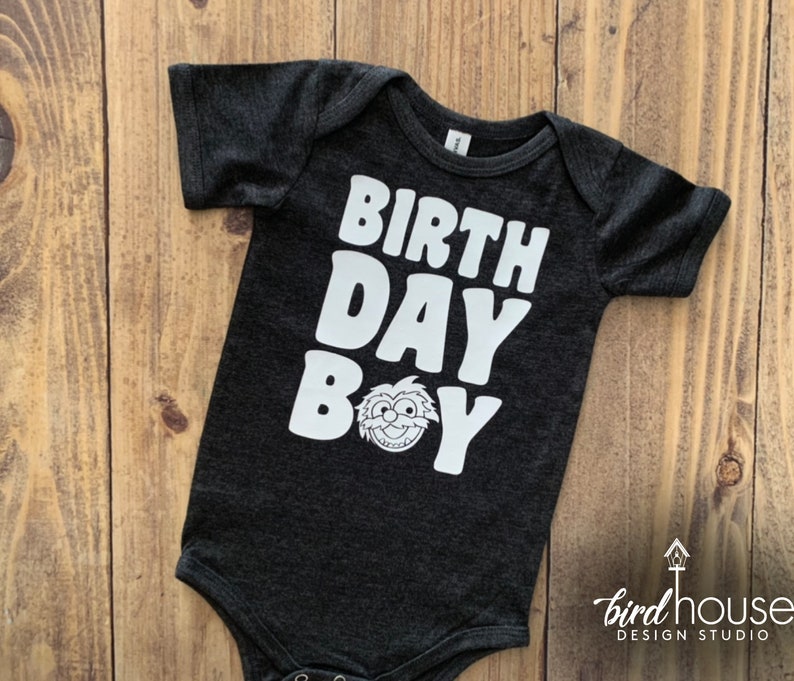 Any Color Gift Customize Muppet Babies Birthday Boy Shirt Animal Personalized Funny Shirt