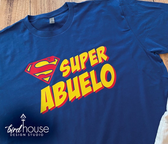 Super Abuelo Abuelo Papá Camisa Camisa de Héroe Personalizada -