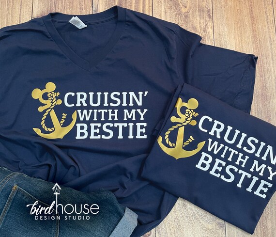 Cruising With My Bestie, Personalized ANY NAME, Disney Cruise