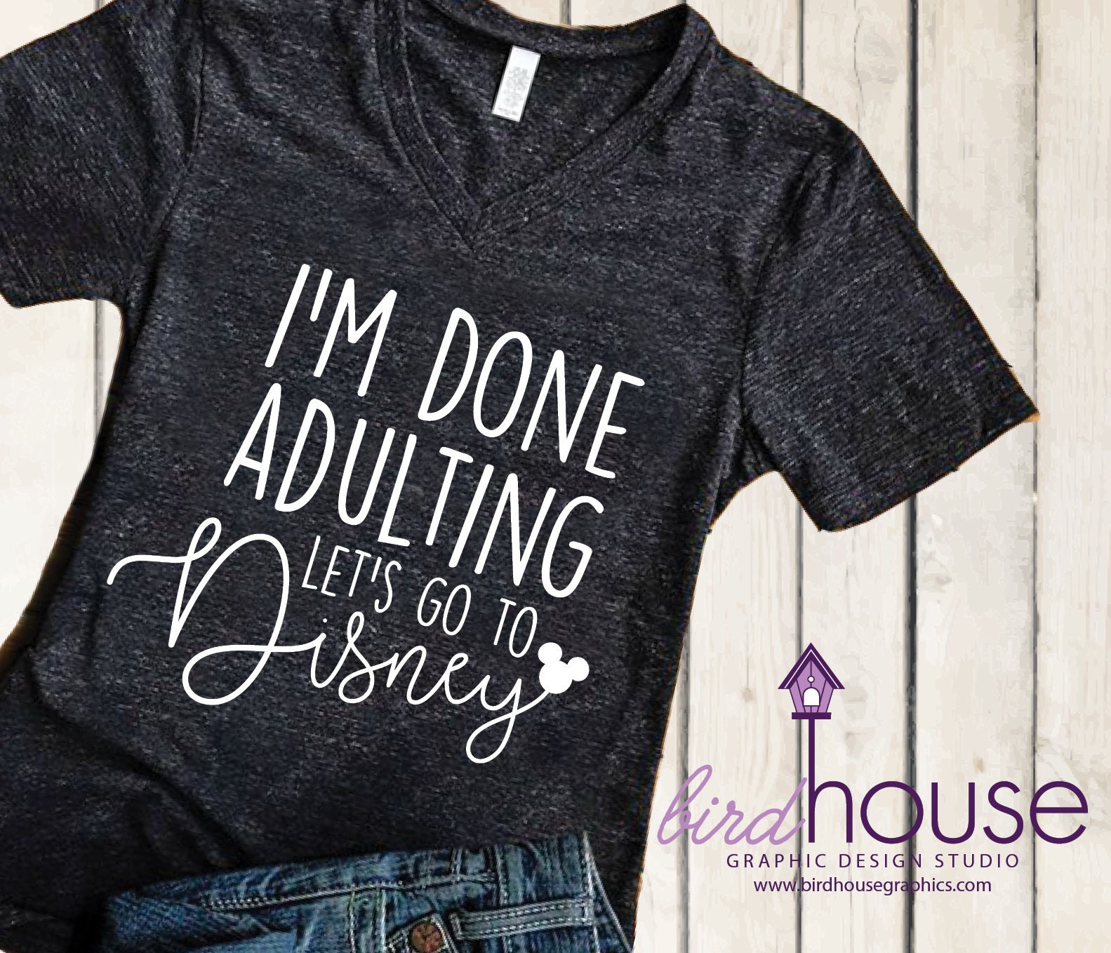 done adulting disney shirt