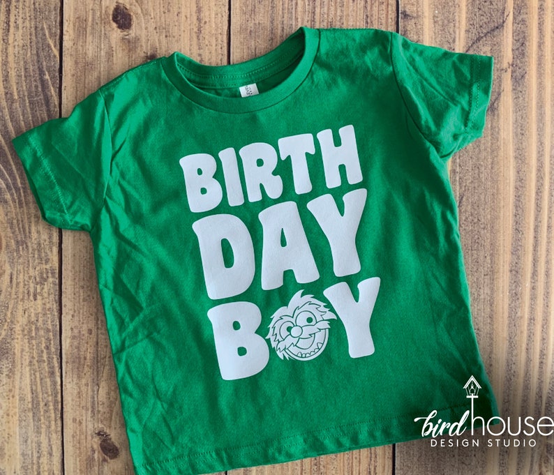 Any Color Gift Customize Muppet Babies Birthday Boy Shirt Animal Personalized Funny Shirt