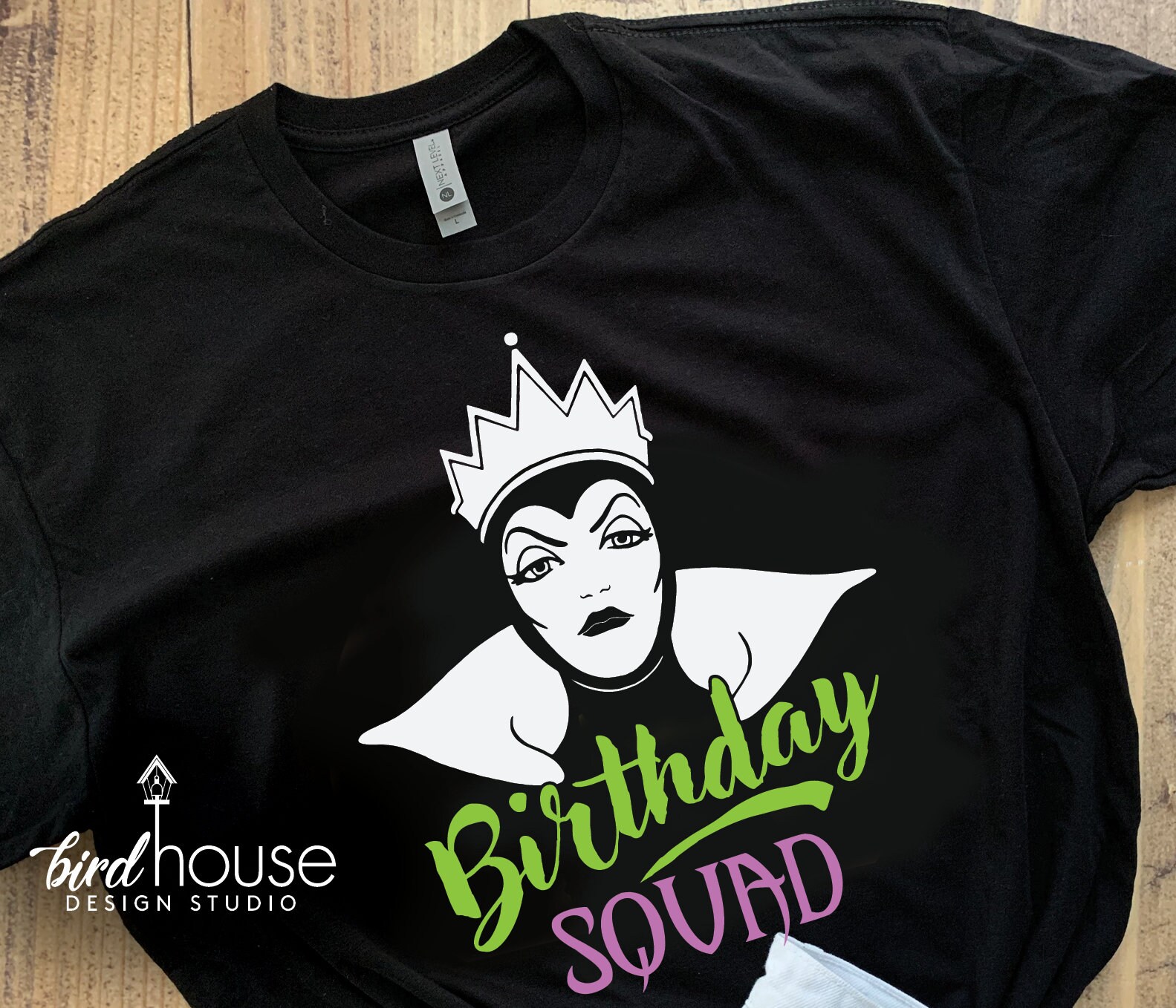 Birthday Squad Shirt Disney Villains Tee Evil Queen or Any - Etsy