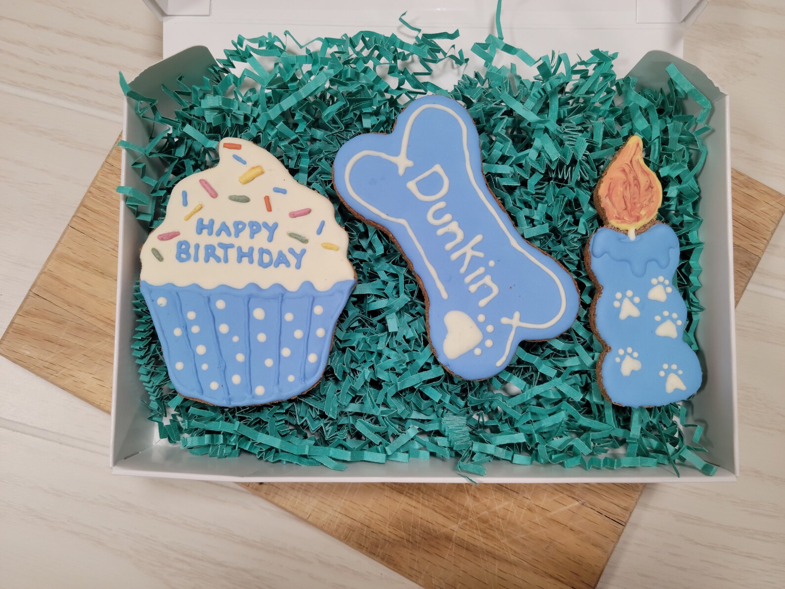Birthday Dog Treats, Birthday Dog Cookies, Happy Barkday Box, All