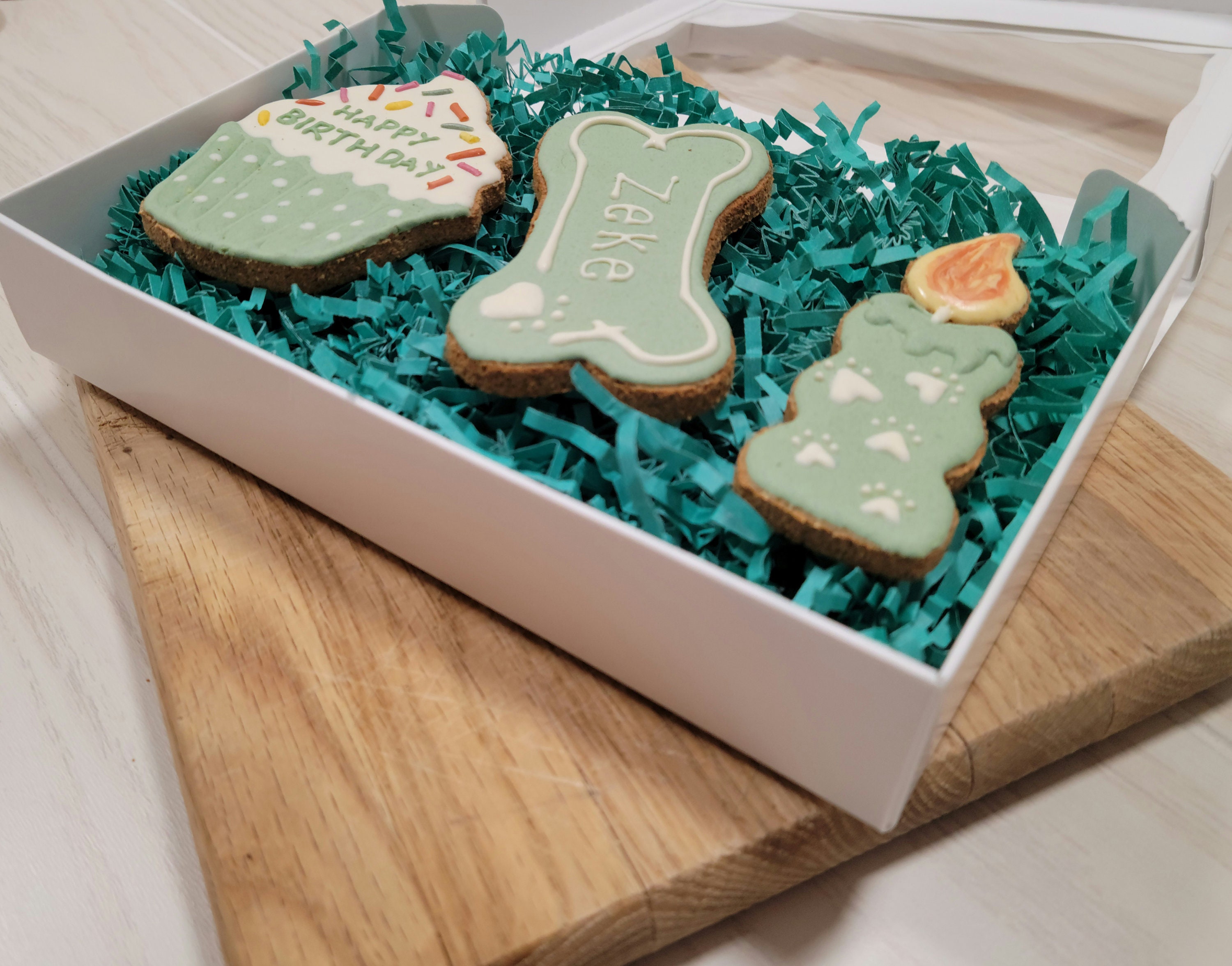 Birthday Dog Treats, Birthday Dog Cookies, Happy Barkday Box, All