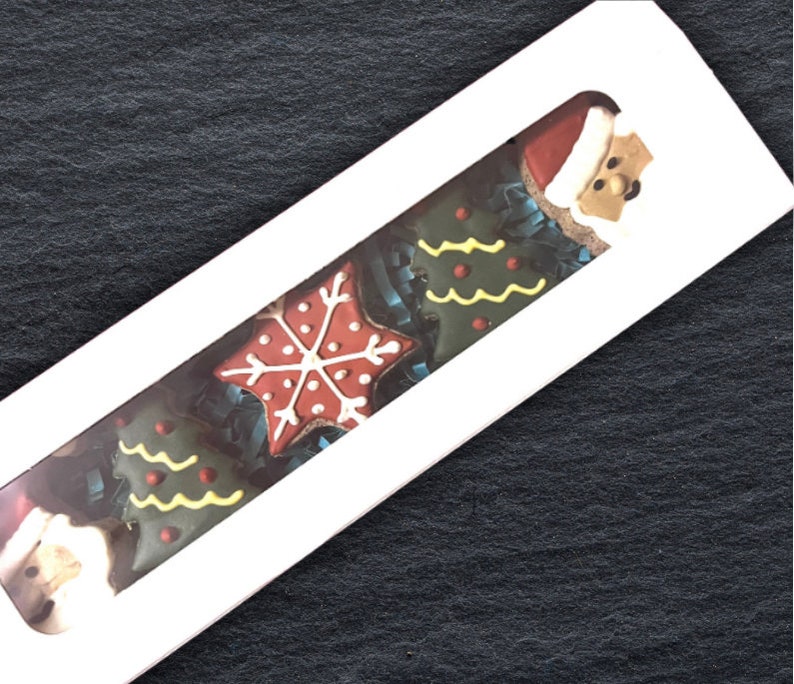 Christmas Themed Dog Treats/ 25 Days of Christmas/ Decorated Dog Treats