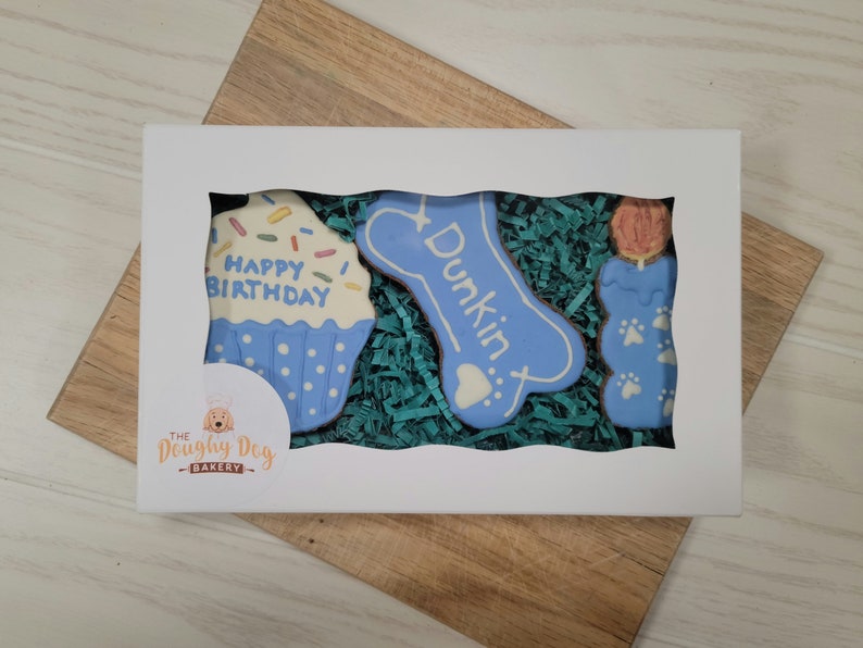 Birthday Dog Treats, Birthday Dog Cookies, Happy Barkday Box, All