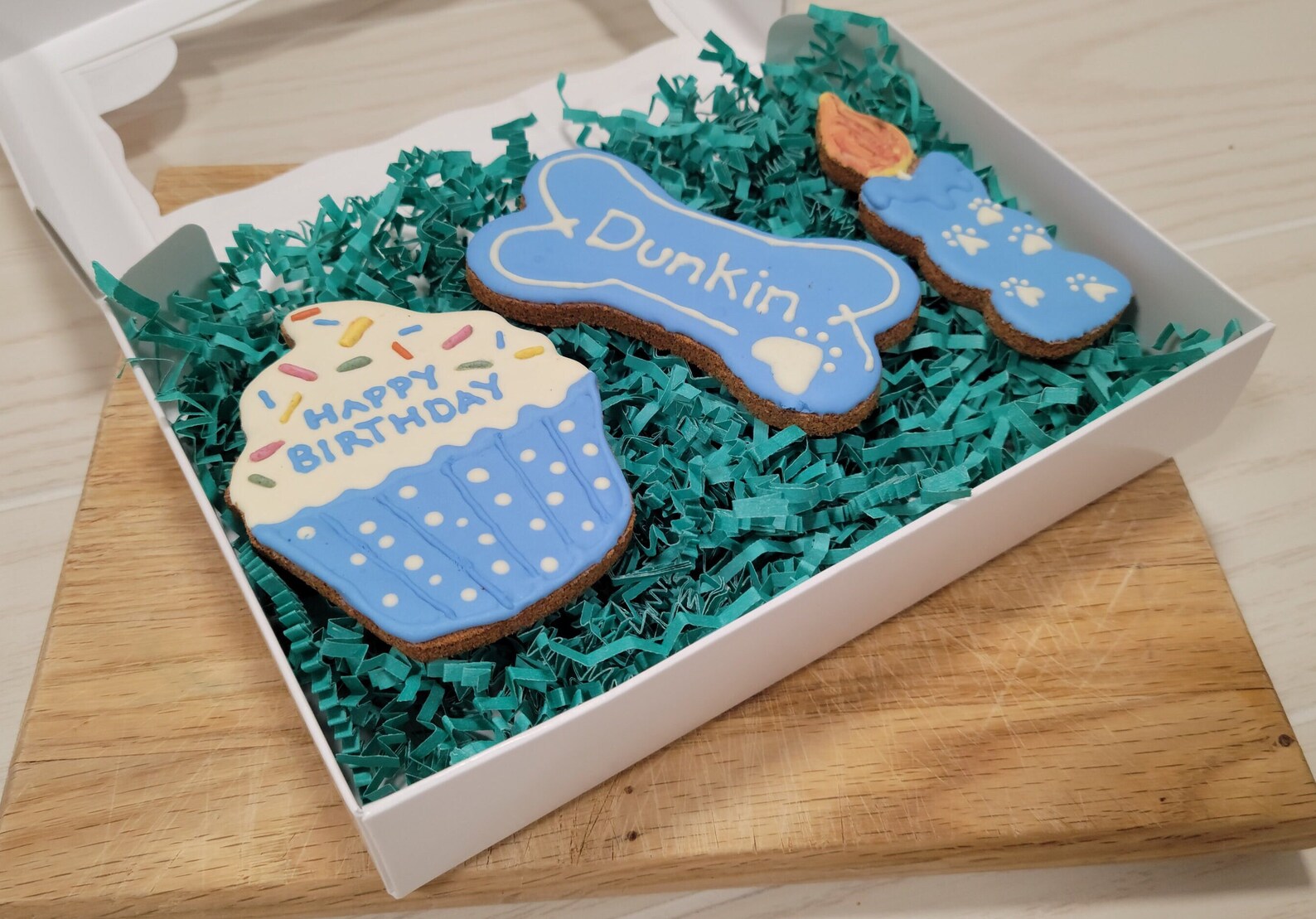 Birthday Dog Treats, Birthday Dog Cookies, Happy Barkday Box, All