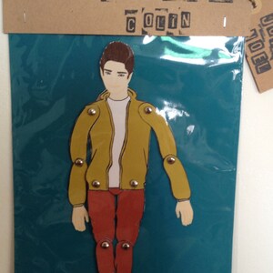 Personalized paper doll, custom made paper doll portrait image 3