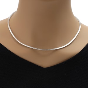 Exquisite 18k White Gold Necklace – Perfect for Layering or Solo Wear, 18 inches, Certificate & Layaway Available
