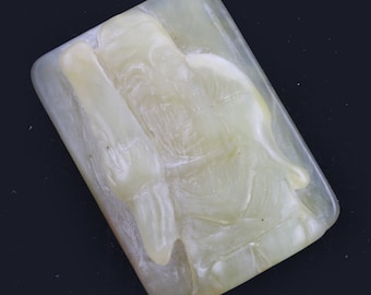 Antique Chinese Celadon Jade Pendant