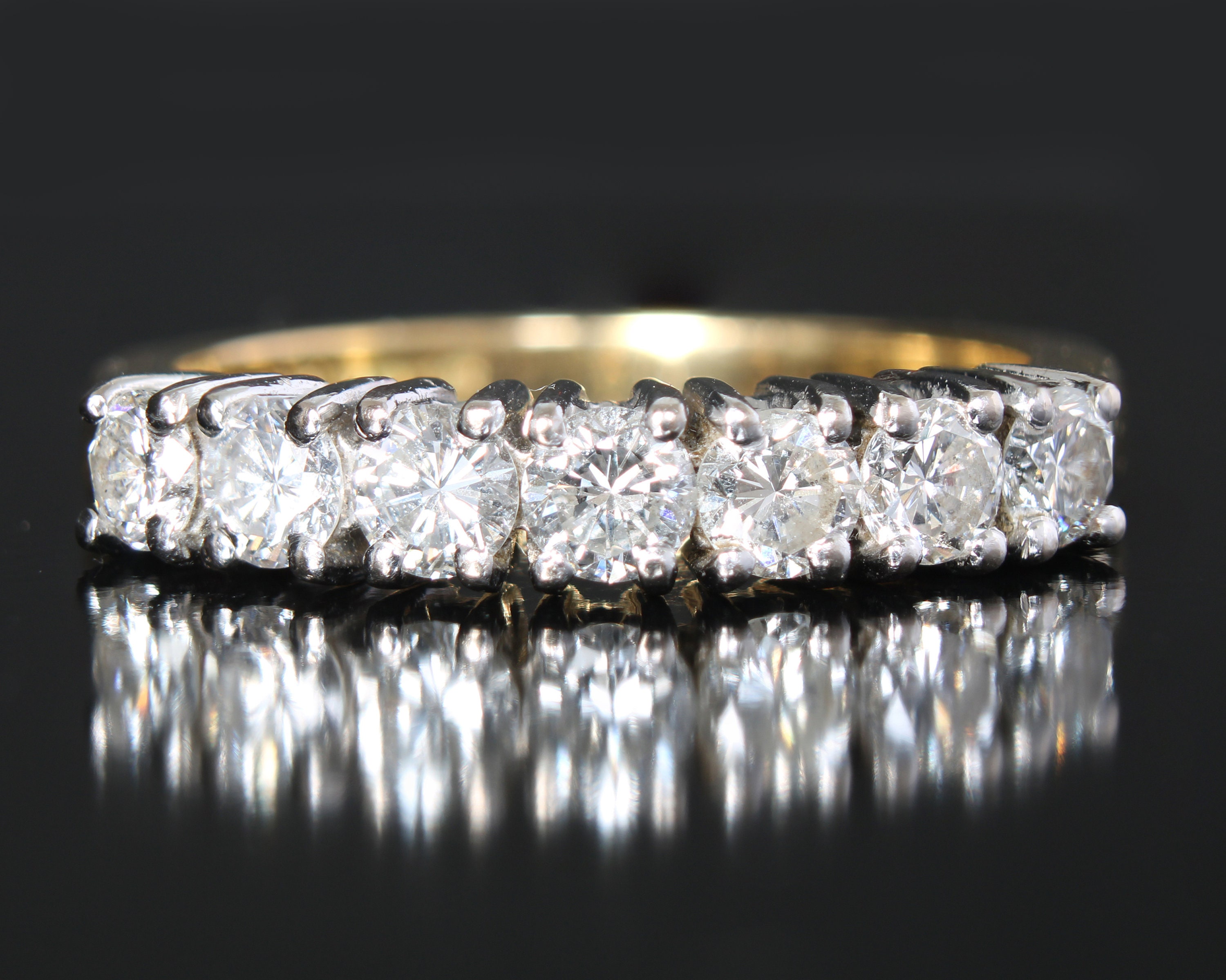 7-Stone Diamond Wedding Band - Safian & Rudolph Jewelers