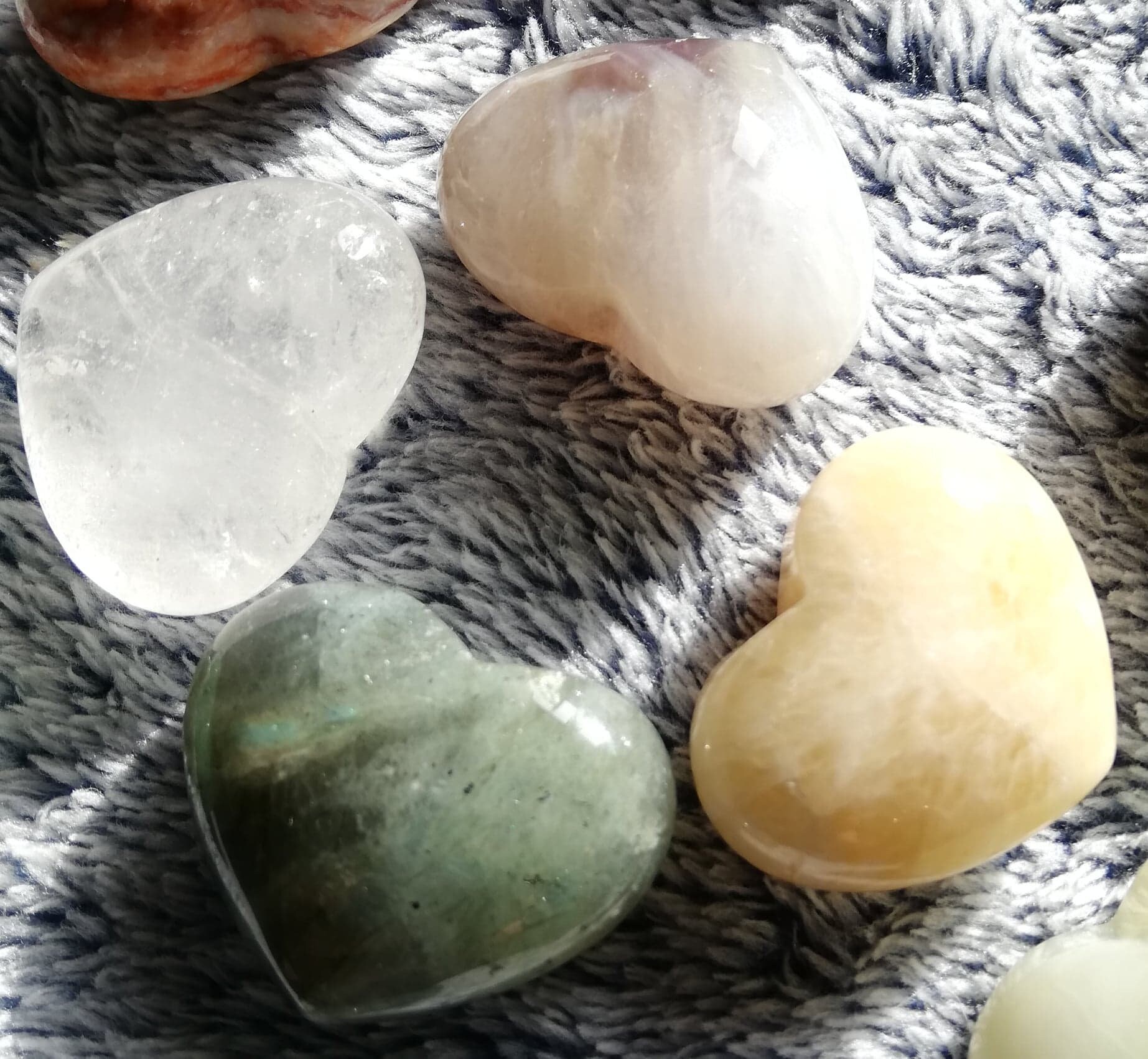 Mini Crystal Heart, Healing Gift Idea, 1 Pièce