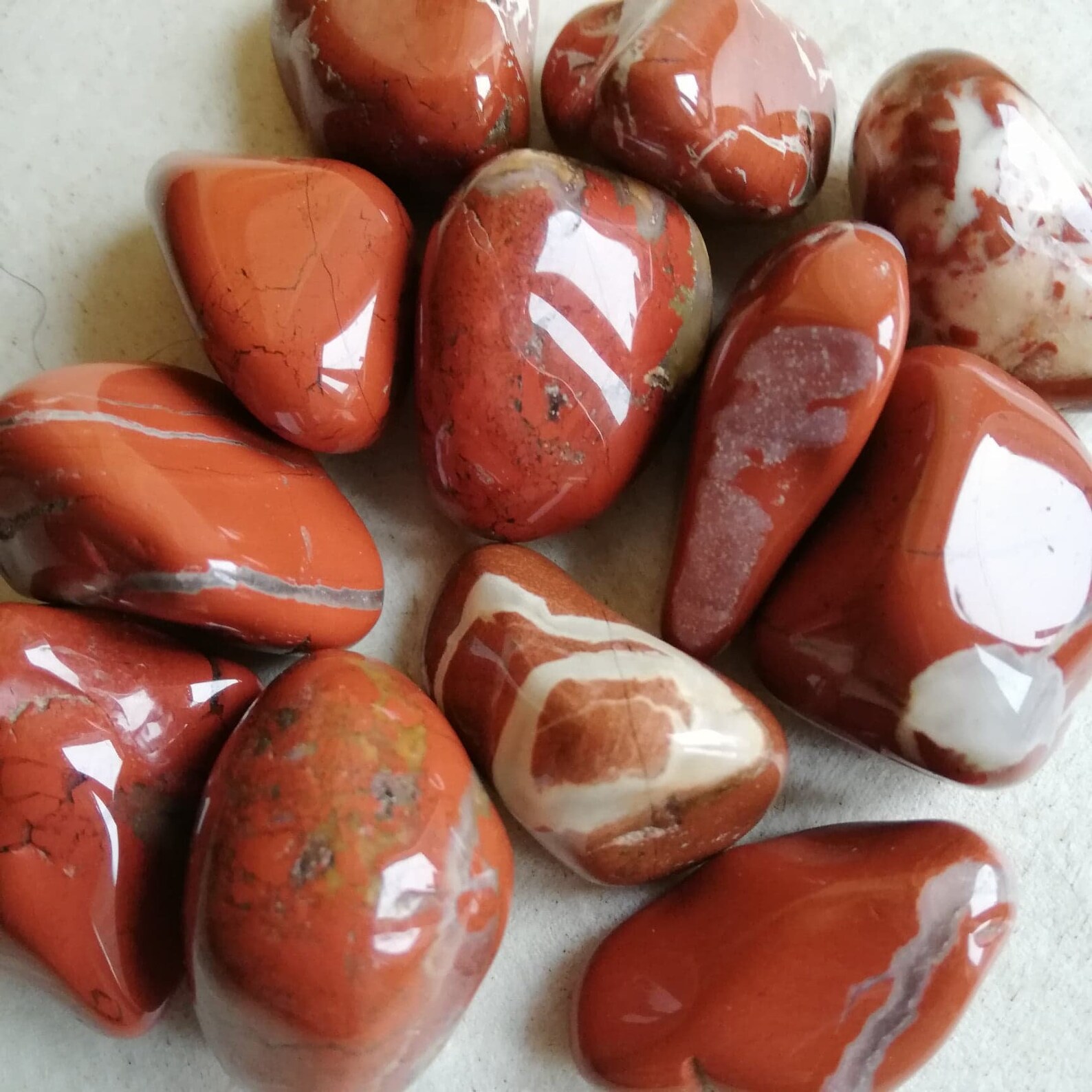 Red Jasper Red Jasper Tumbled Stone 3040mm Crystals Etsy