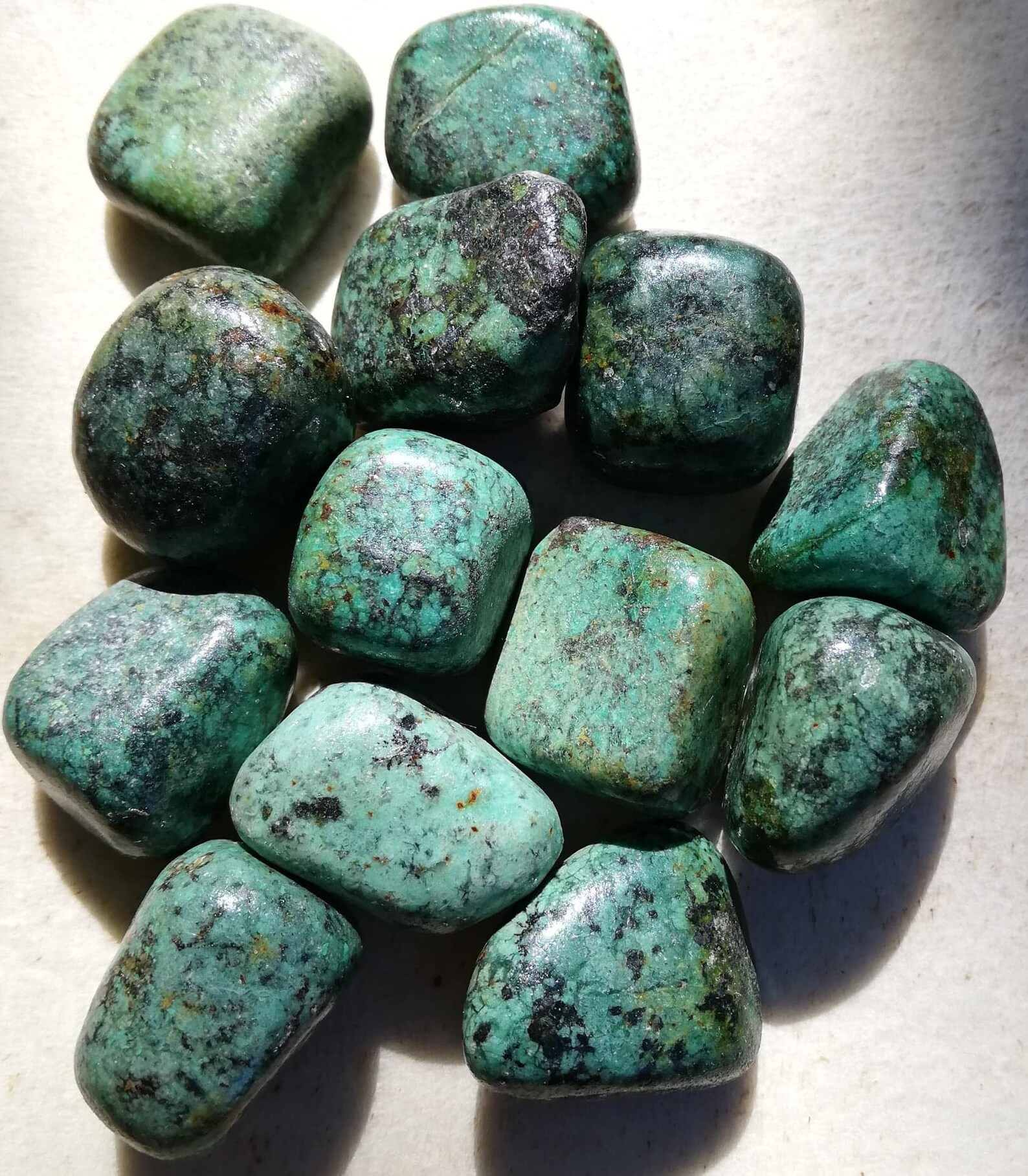 African Turquoise Crystal Tumble Stone Jasper Natural Etsy
