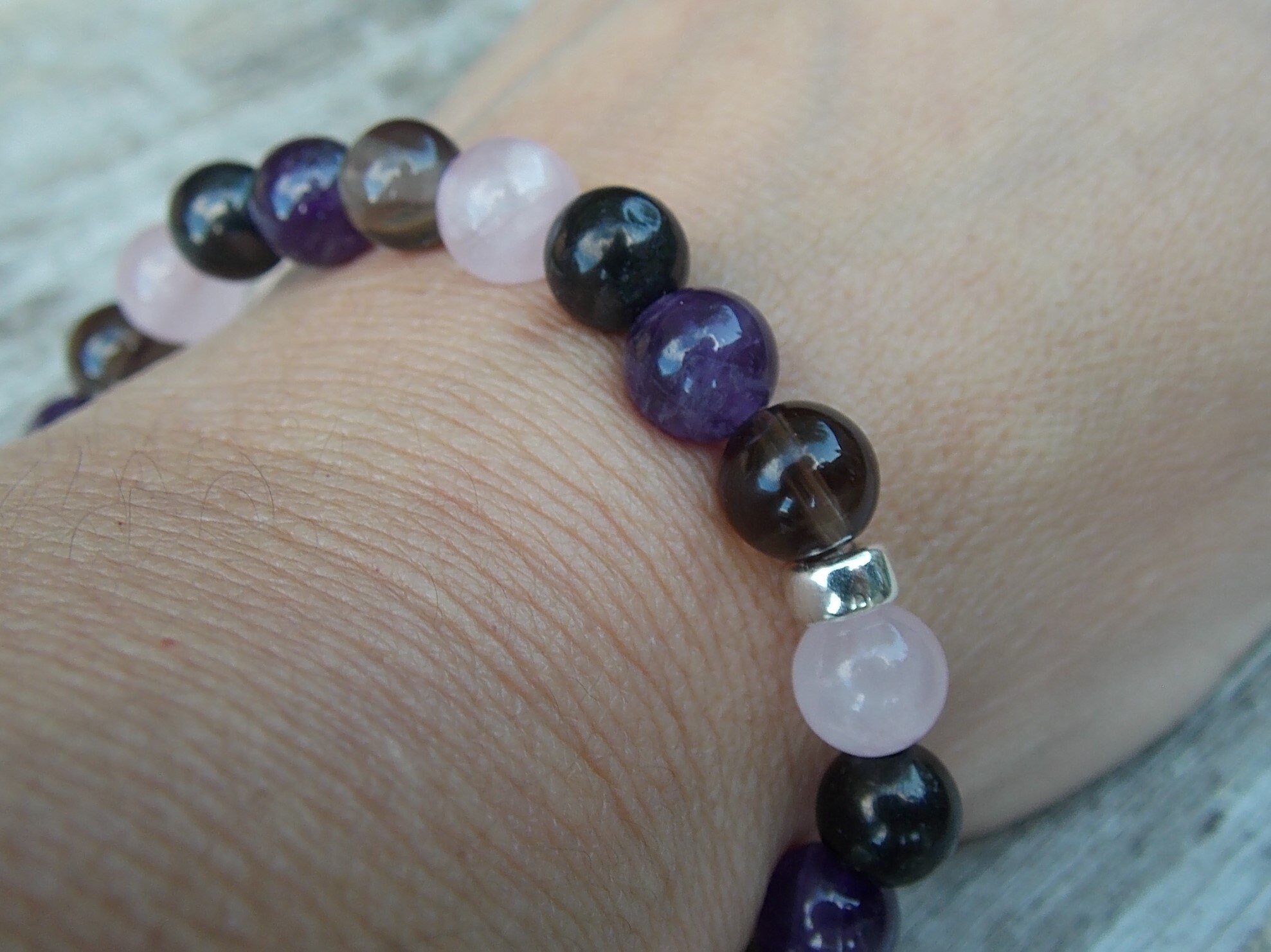 Cancer Support / Crystal Bracelet / Crystal Healing / 8mm Etsy